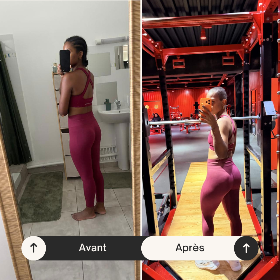 Transformation avant après 1